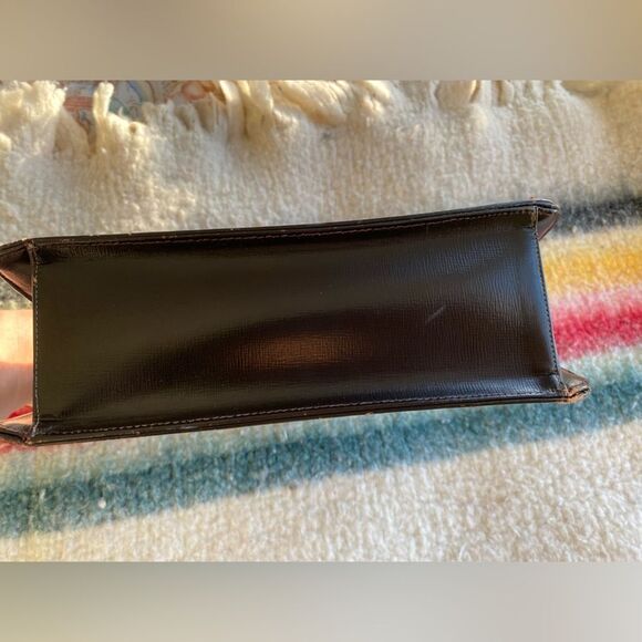 1950s Sharone Exclusive Chocolate Brown Handbag - Picture 3 of 11